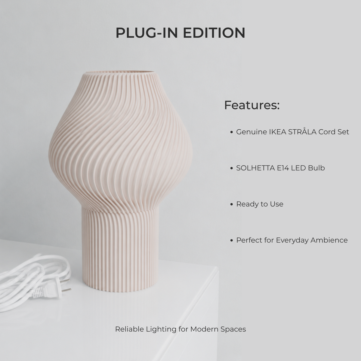 OLIV Studio Luna Lamp | Rechargeable & Plug-In Table Lamp