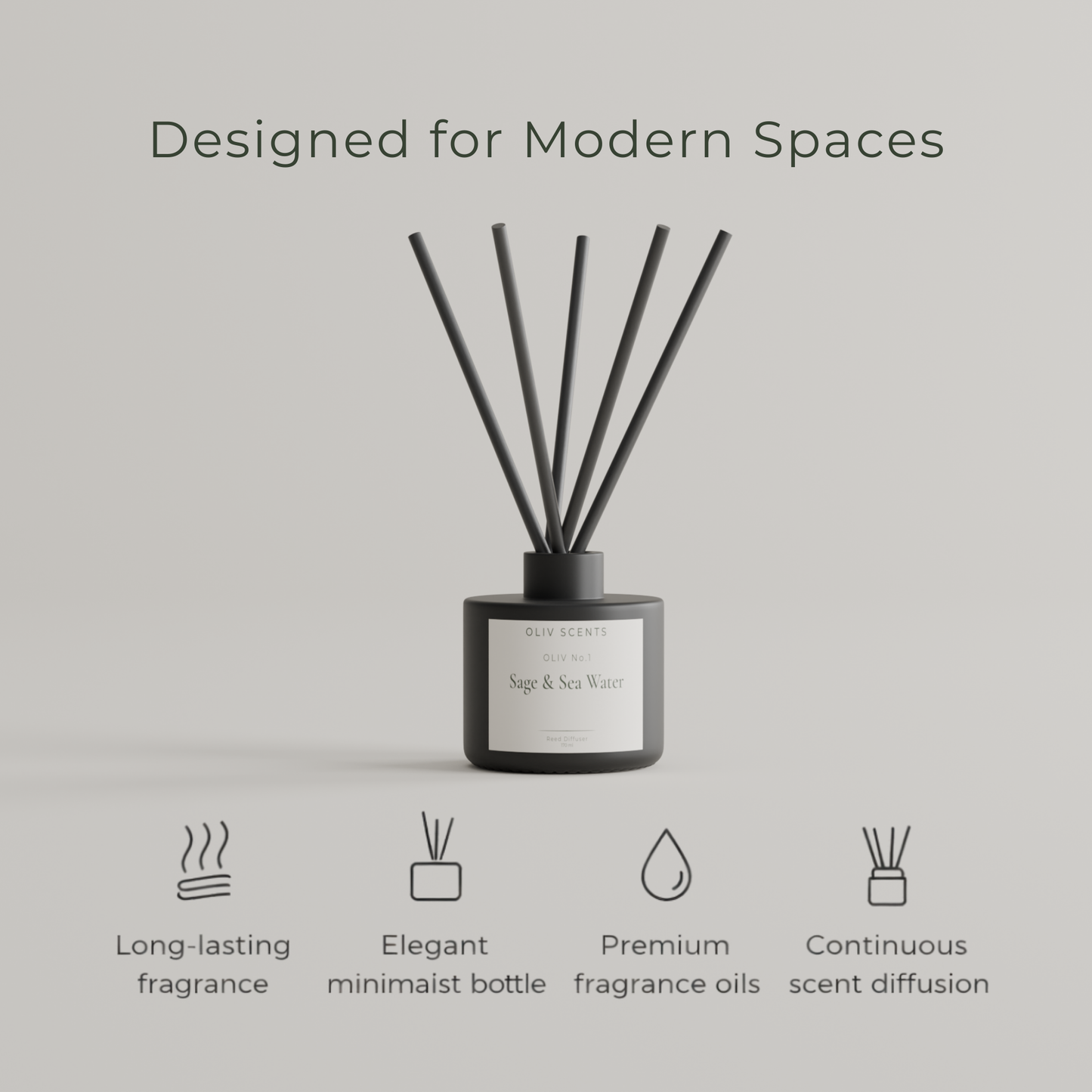 OLIV Scents Reed Diffuser (170ml)